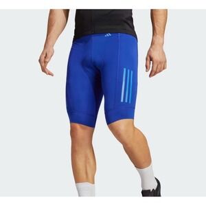 $120‎ Adidas Cycling Padded Shorts Tights Men's SMALL Blue IC5068 Aeroready NWT